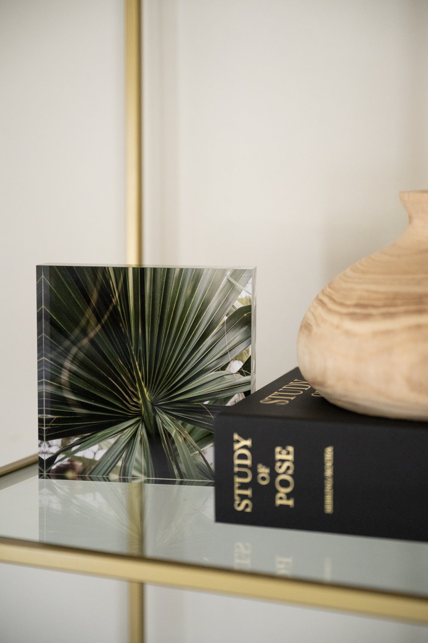 Palm Acrylic Block